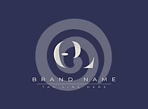 OPL abstract letter logo design