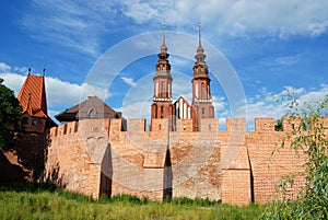 Opole, Poland: Medieval Walls and Cathedral
