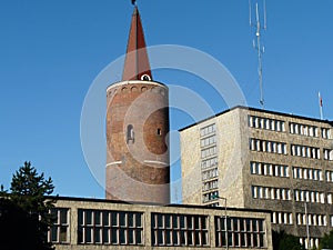 OPOLE , SILESIA , POLAND - CASTLE PIASTOW TOWER