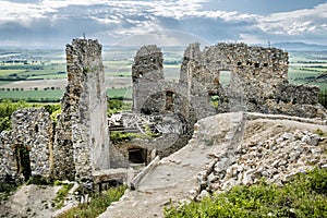 Oponice castle ruins, Slovakia