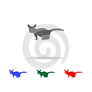 Opossum icon. Elements of Australian animals multi colored icons. Premium quality graphic design icon. Simple icon for websites; w