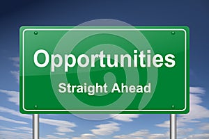 Opportunities sign photo