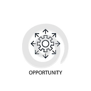 Opportunity concept line icon. Simple
