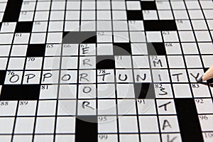 Opportunity Crossword