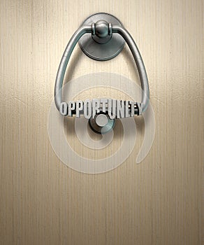 Opportunity Knocks Door Knocker