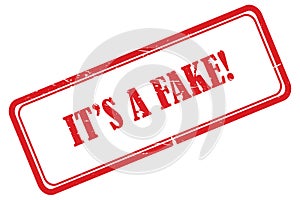 it's a fake stamp on white