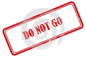 do not go stamp on white