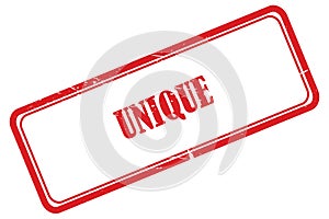 unique stamp on white