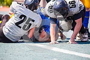 The opposing team tackler