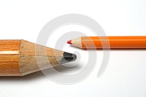 Opposition of a small and greater pencil