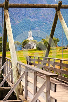 Oppstryn Church in Norway photo