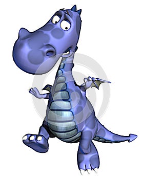 Ops blue dragon baby dino