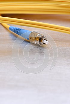 Optic cable with FC connector