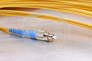 Optic cable with FC connector