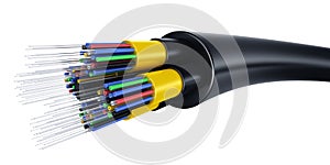 Optic fiber cable photo