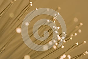 Optic fiber gold look background
