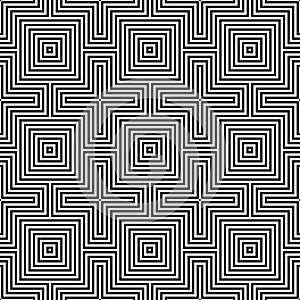 Optic illusion.geometric seamless pattern