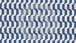 Optical art abstract pattern background of interlocking geometric shapes
