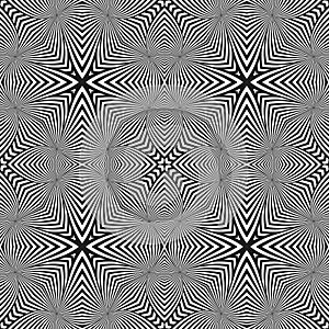 Optical art abstract striped seamless deco pattern