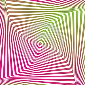 Optical art. Optical illusion background.