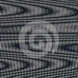Optical background with monochrome geometric lines. Moire pattern photo