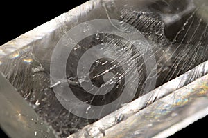 Optical Calcite / Iceland Spar Closeup