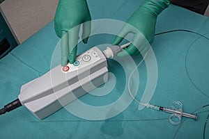 Optical coherence tomography OCT. Purge catheter with contrast. Intravenous Administration of Contrast Agents for Enhanced CT or