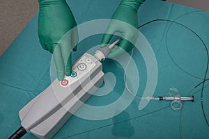 Optical coherence tomography OCT. Purge catheter with contrast. Intravenous Administration of Contrast Agents for Enhanced CT or