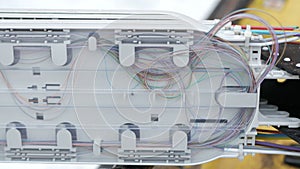 Optical coupling tray