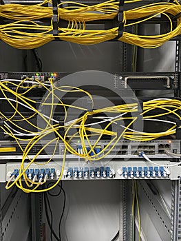 Optical Distribution Panel with Optical Patch Cables in Gigabit Passive Optical Networks