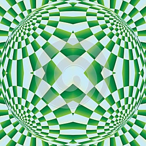 Optical expansion illusion