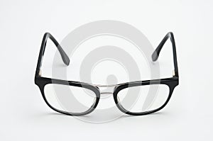 Optical eyeglasses on a white background