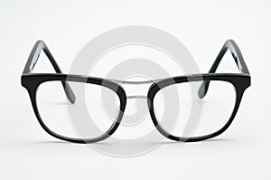 Optical eyeglasses on a white background