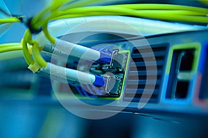 Optical fiber cables and hub