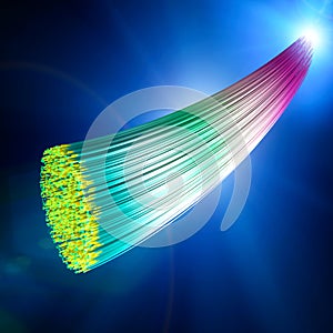 Optical fiber and internet connection speed