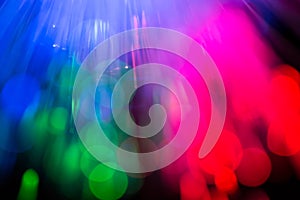 Optical fibres abstract blurred technology background