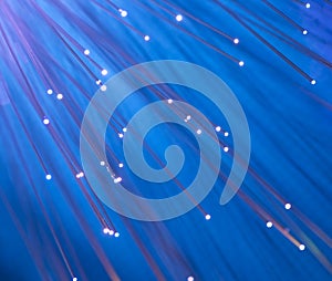 Optical fibres dinamic