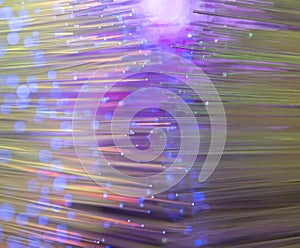 Optical fibres dinamic