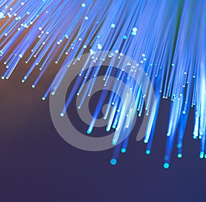 Optical fibres dinamic