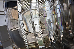 Optical Glass of a Lighthouse Light