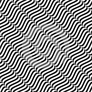Optical illusion Chevron seamless pattern