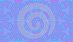 Optical illusion decoration art