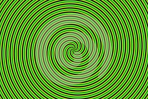 Optical Illusion Hypno Green