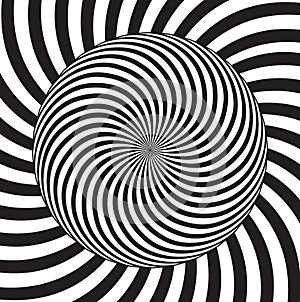 Optical illusion.Manifest style.