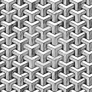 Optical illusion pattern