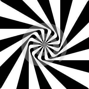 Optical illusion, round