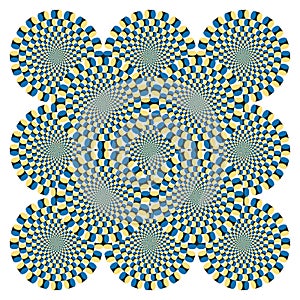 Optical illusion Spin Cycle (Vector)