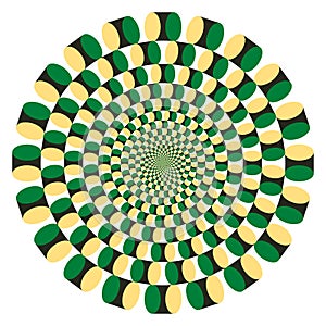 Optical illusion Spin Cycle (Vector)
