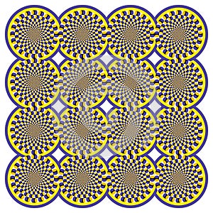 Optical illusion Spin Cycle (Vector)