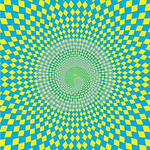 Optical illusion (Vector) photo